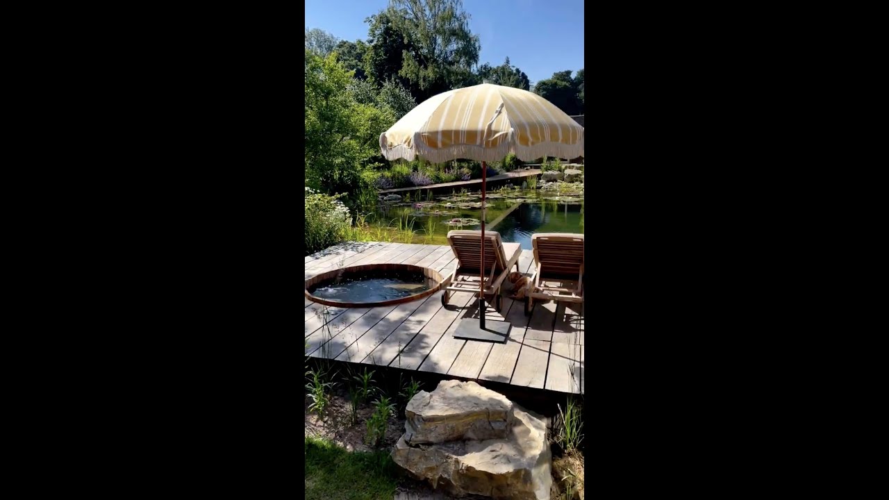 Cedar Wood Hot Tub Installation for Matthew Childs Design