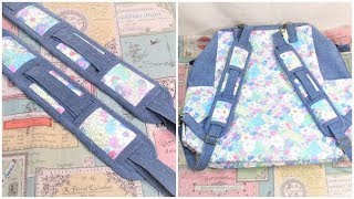 肩紐カバー作り方 How to make a shoulder strap cover - YouTube
