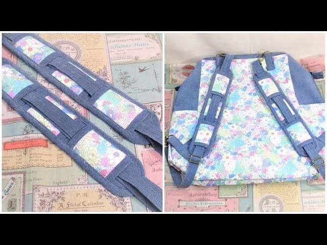 肩紐カバー作り方 How to make a shoulder strap cover - YouTube
