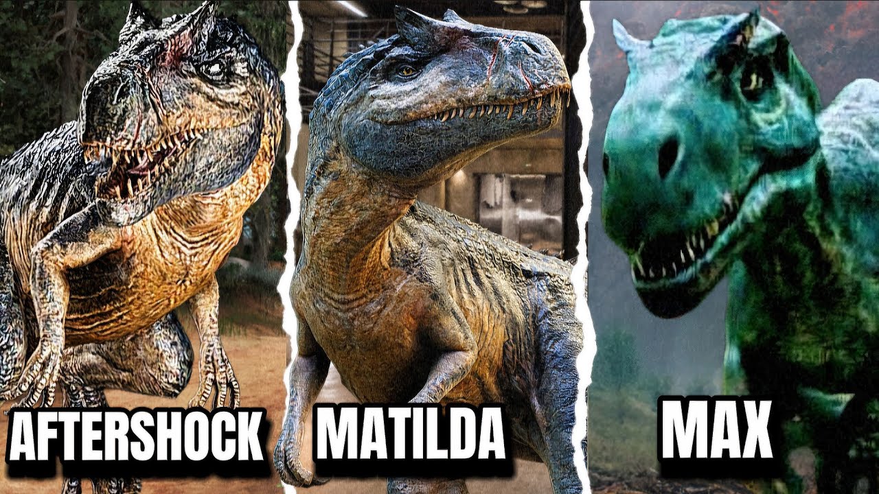 Все 4 аллозавра в мире Юрского периода