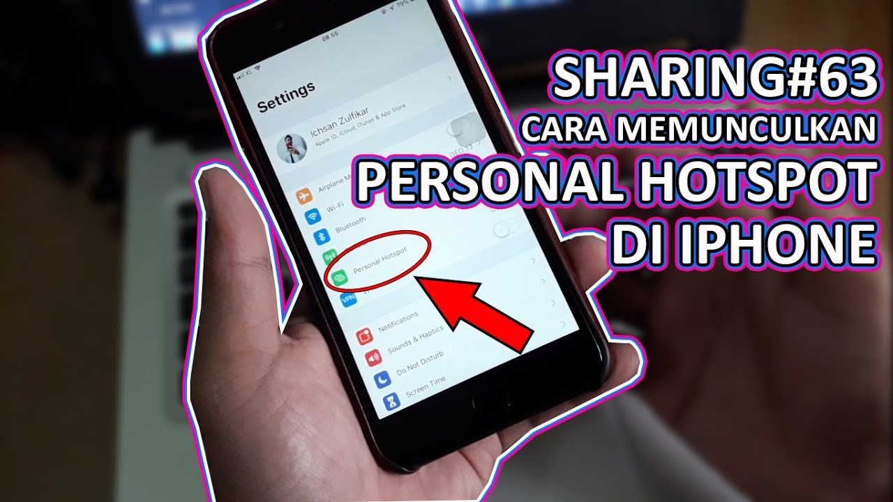 SHARING63 "Cara Memunculkan Personal Hotspot di iPhone" YouTube