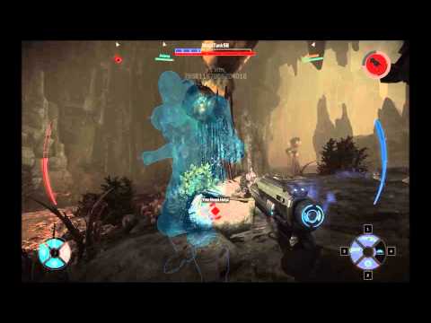 Evolve Beta: Abe (Trapper) Gameplay on Orbital Drill