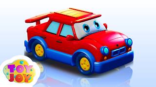 Red liitle car song broom broom broom | toy joy tv | kids video | cartoon