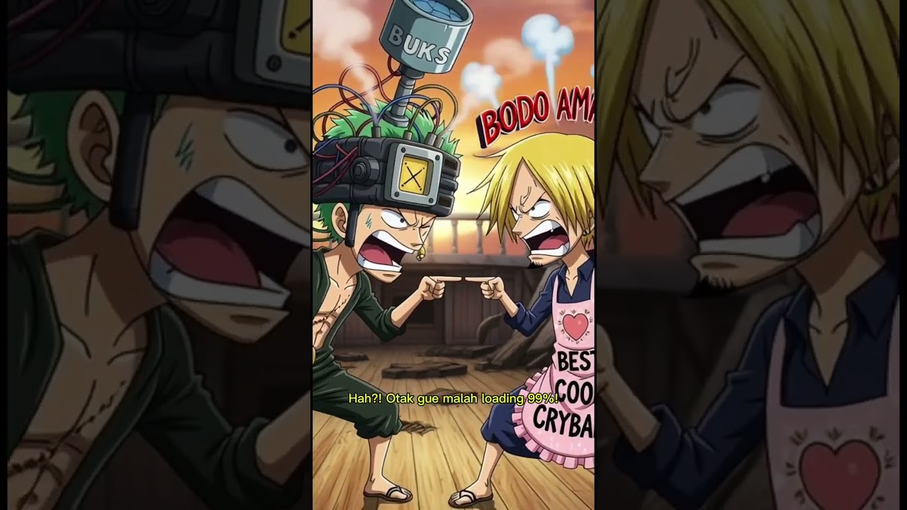 Zoro Loading, Sanji Bodo Amat😆