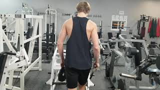 How to use the Hammer Strength dip machine.