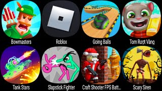 Bowmasters, Roblox, Barrys Prison Run V2, Going Balls, Tom Gold Run, Tank Stars, Slapstick Fighter