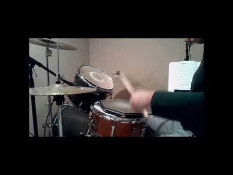 Drum Demonstration of Alfred Drum Method Book 1 Lesson 23 Combination Study