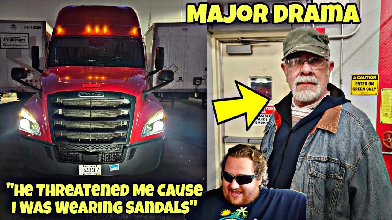 Truck Driver Records Driver For Wearing Sandals 🤯 "You're A Disgrace To All Truckers 🫣 YouTube