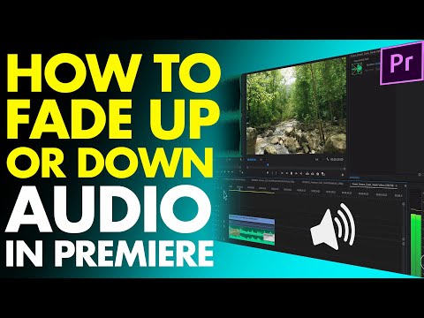 HOW TO FADE UP OR DOWN AUDIO [IN PREMIERE PRO] // Change Volume Levels [In Premiere Pro]