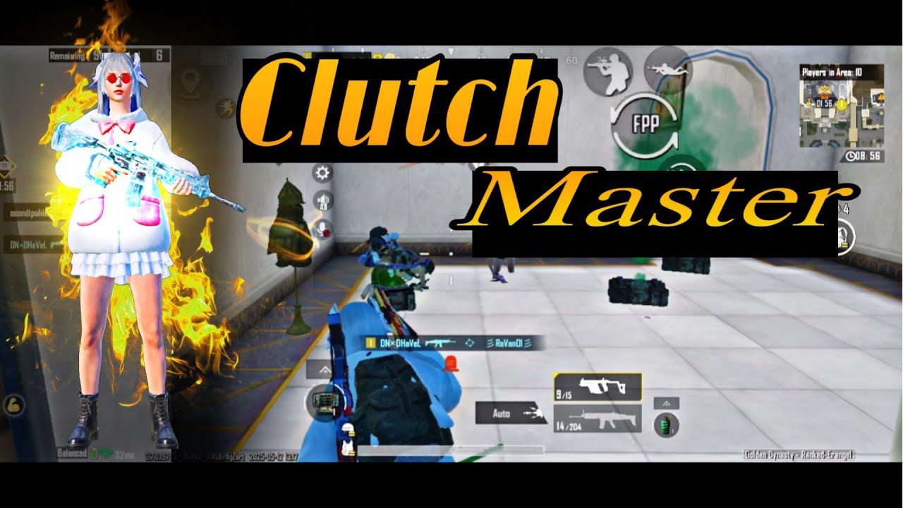 CLUTCH MASTER✨| IPHONE 15 60FPS | DHVL | BGMI…
