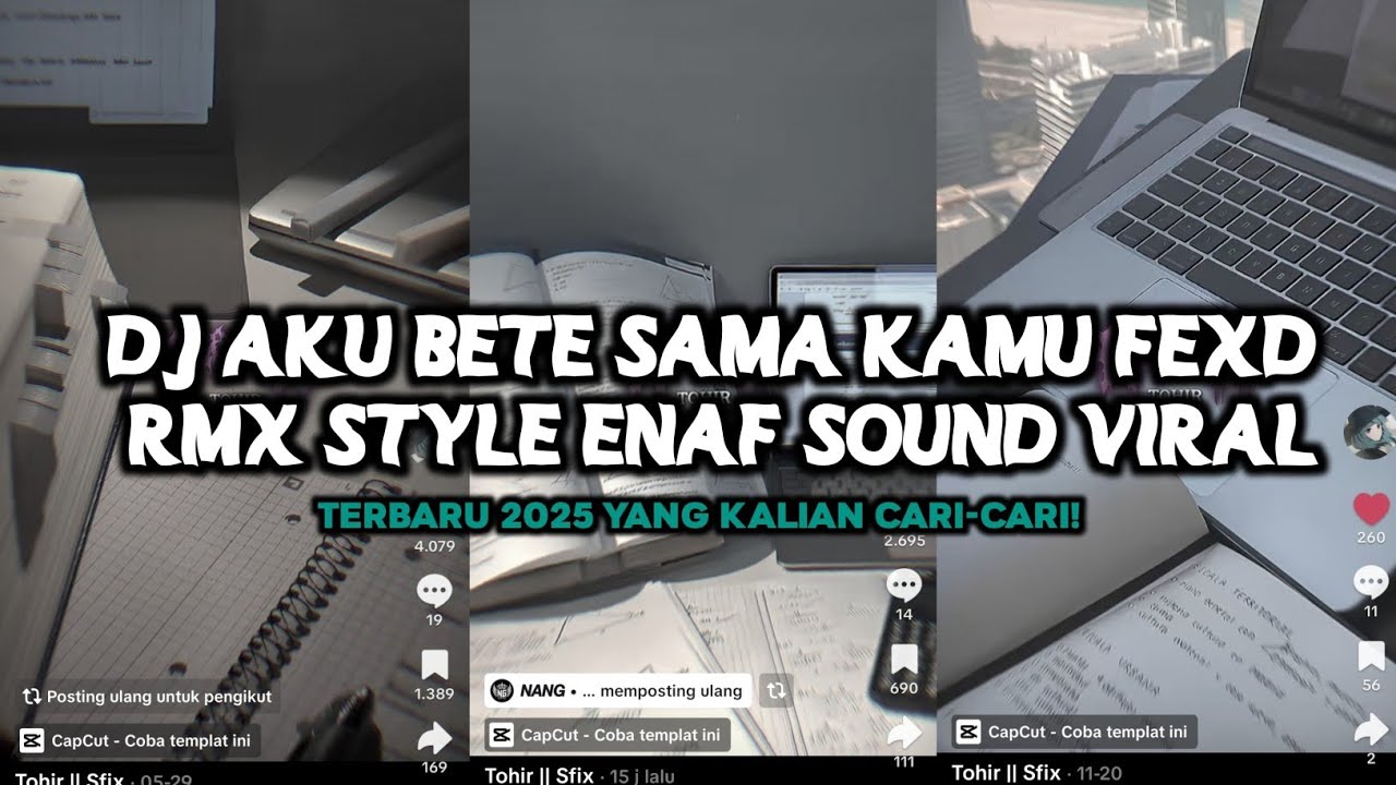 DJ AKU BETE SAMA KAMU FEXD RMX STYLE ENAF SOUND VIRAL TIKTOK YANG KALIAN CARI!! DJ TERBARU 2025