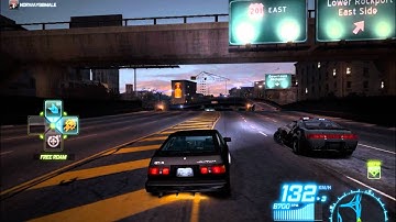 Need For Speed World: Pursuit Outrun Rockport Resistance + Funny bug.wmv