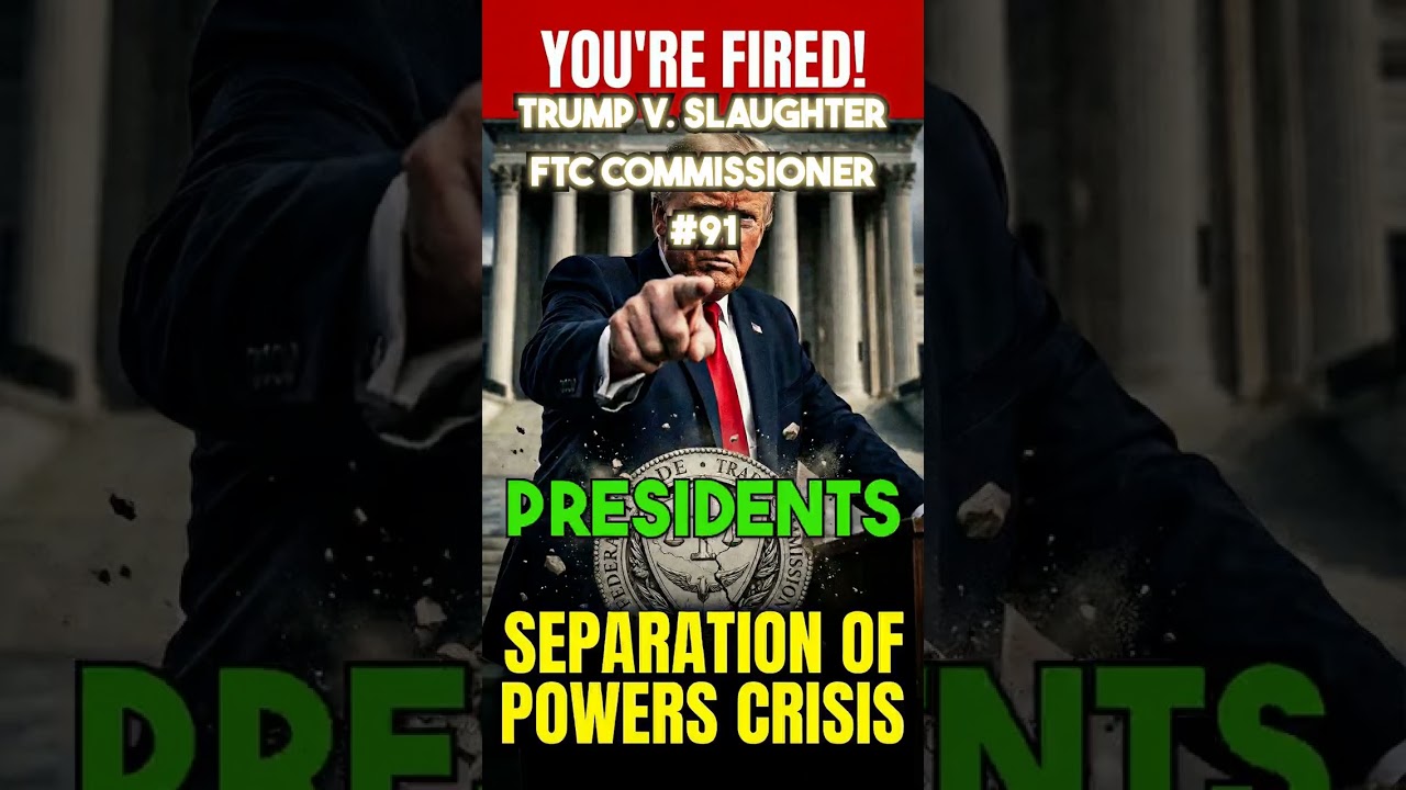 SCOTUS Oral Argument: Trump v. Slaughter, FTC commissioner #91