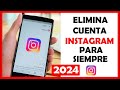 Como eliminar cuenta de INSTAGRAM para siempre 2020 (desde un celular)