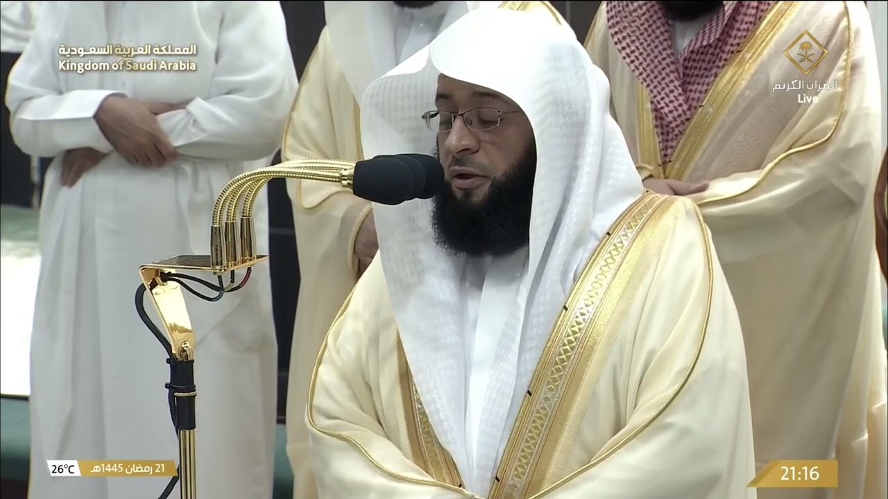 صلاة التراويح للشيخ بدر التركي ليلة 22 رمضان 1445هـ - الثلاث التسليمات الأولى