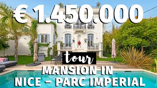 Mansion In Nice  Parc Imperial  State Of The Art Belle poque Mansion  1450000 