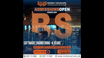 𝐀𝐝𝐦𝐢𝐬𝐬𝐢𝐨𝐧 𝐎𝐩𝐞𝐧 - 𝐒𝐩𝐫𝐢𝐧𝐠 𝟐𝟎𝟐𝟓 𝐚𝐭 𝐌𝐔𝐒𝐓: FACULTY OF COMPUTER AND INFORMATION TECHNOLOGY