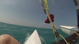 Slow Motion - Action Cam on Hobie Cat