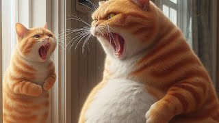 Endless fight goes wrong |Aicats sad story #cute #trending #cat #ai #pets #fyp