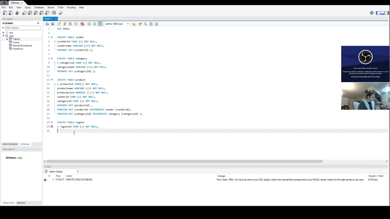 SQL database Lab 5 - YouTube