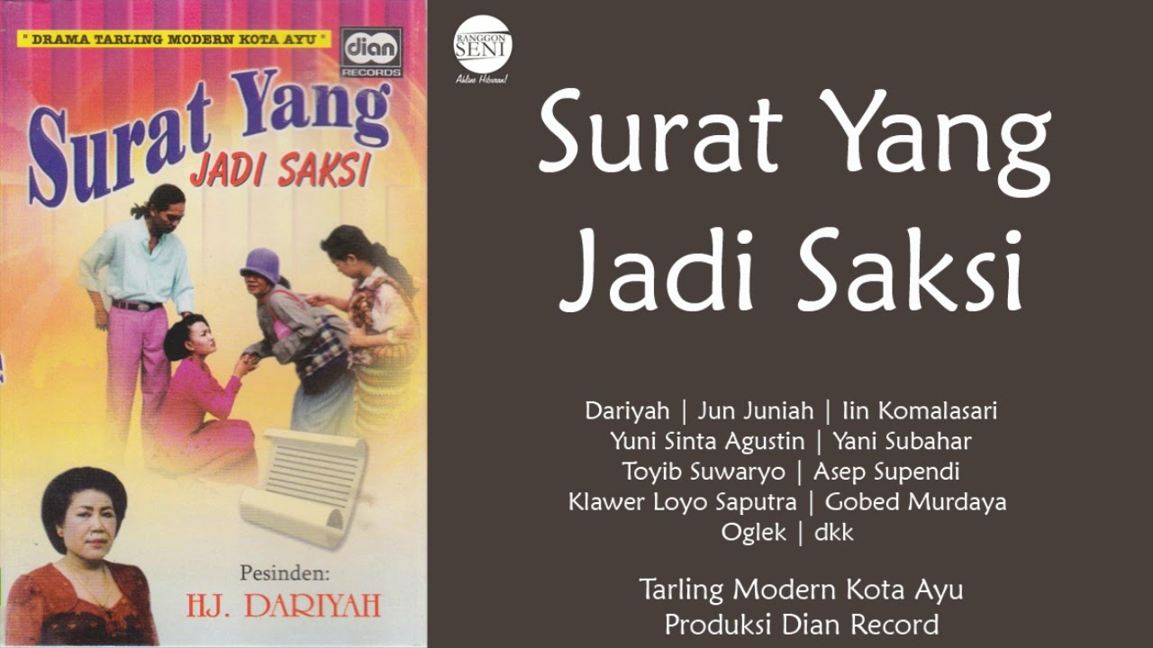 [Full] Drama Tarling - Surat yang jadi Saksi | Cahaya Muda | 2001