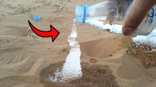 Untung Direkam!! Pria ini Tuang Air Ke Atas Pasir, Tiba² Terjadi Hal Ajaib ini!! Perhatikan!!