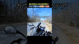 左に行きたいなら左を押せ！バイク乗りの究極の裏技