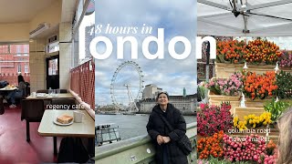 48 hours in London 🇬🇧, girls trip with Hyein 언니, columbia road flower market, ogam korean bar