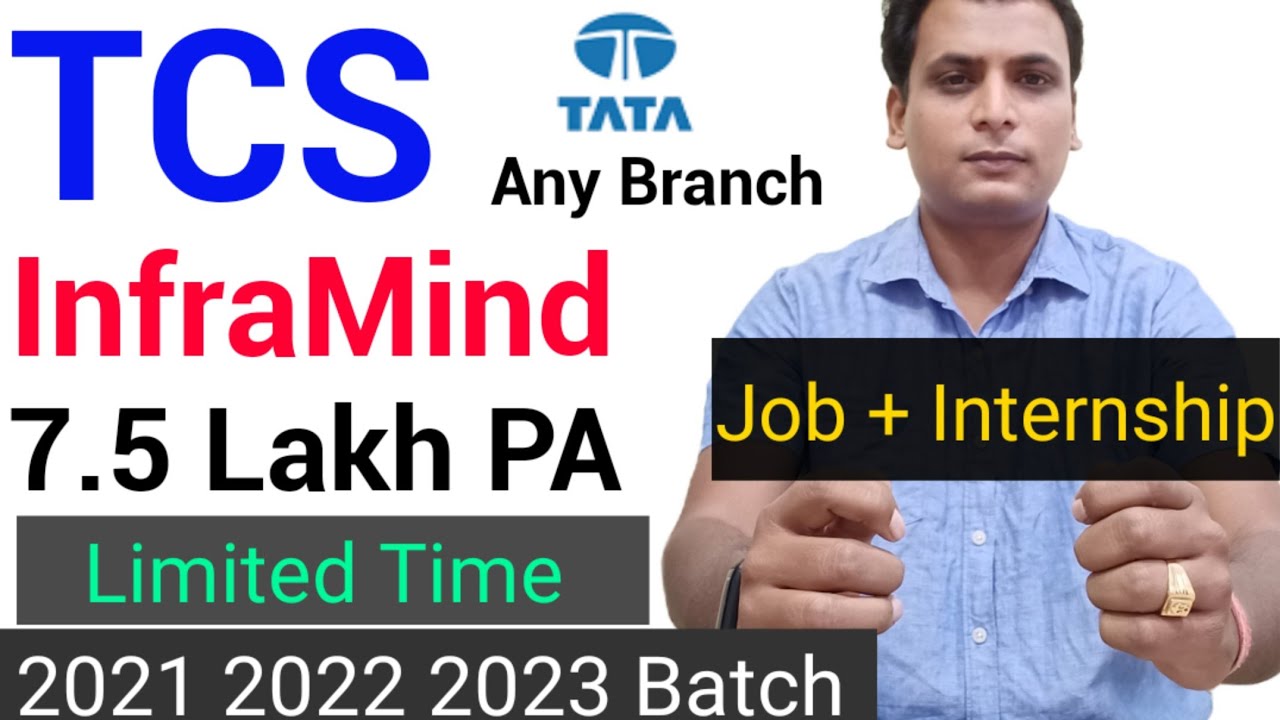 TCS inframind 2020 | Freshers hiring | Internship | jobs | TCS hiring 2021 2022 2023 batch