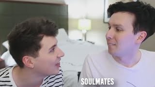 Dan and Phil being soulmates/best friends for 10 minutes straight