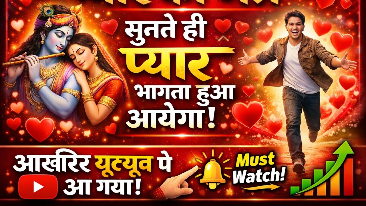 प्यार का मंत्र 🔥 सुनते ही प्यार भागता हुआ आयेगा | Kamdev Love Mantra | Love Attraction Mantra