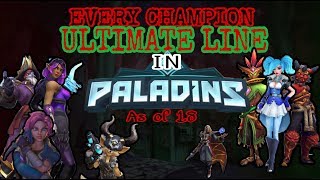 Every Ultimate Voice Line in Paladins 1.8
