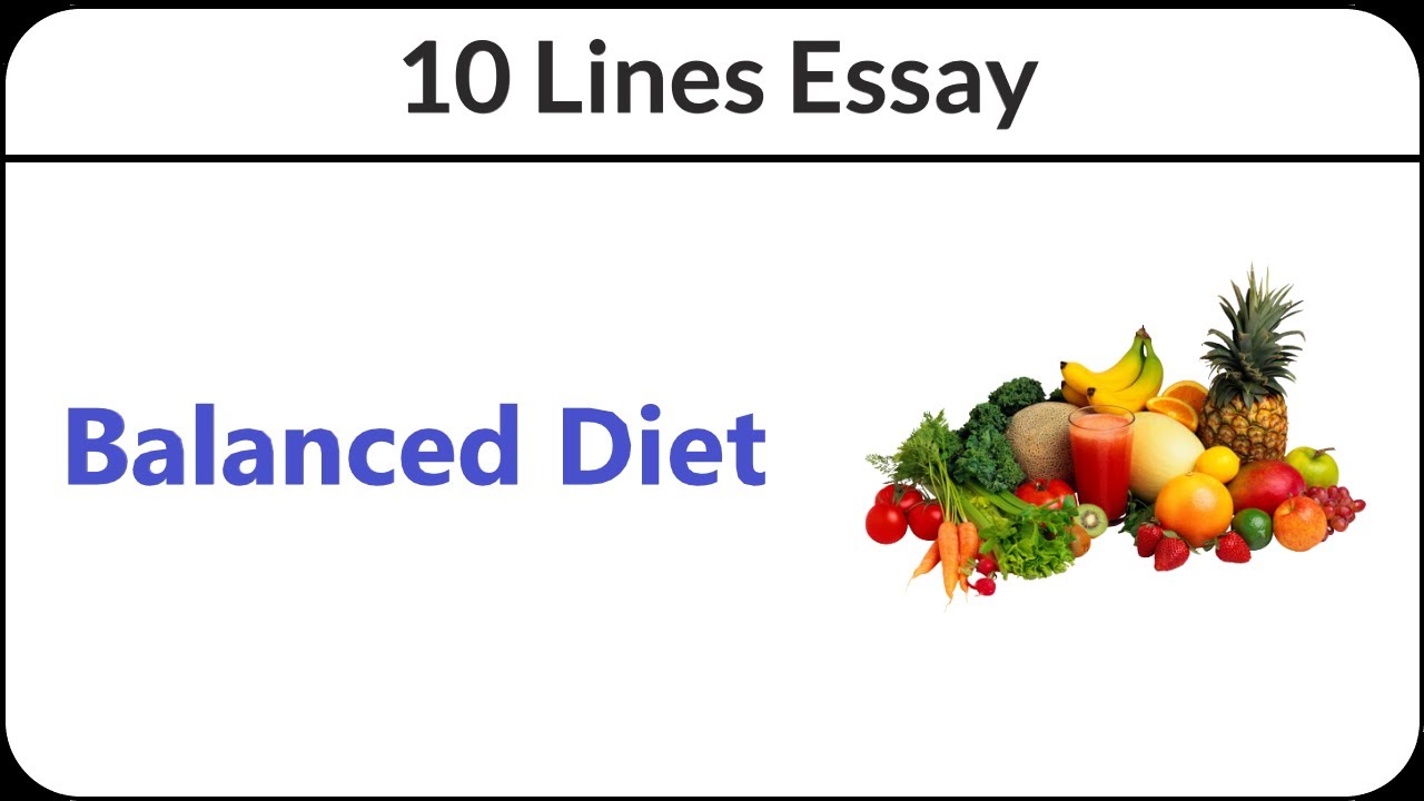 short essay on diet in english