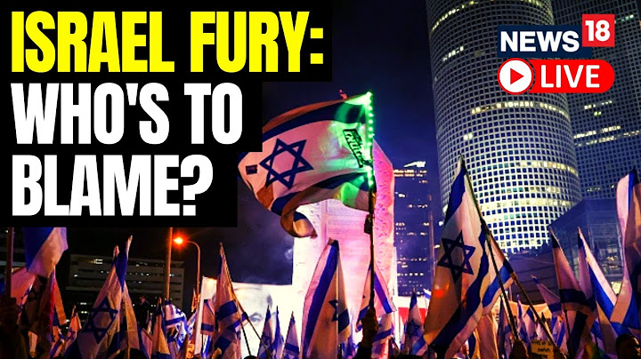Arrests, Roadblocks And Water Cannon As Israelis Protest Judicial Overhaul | Israel Protests Updates