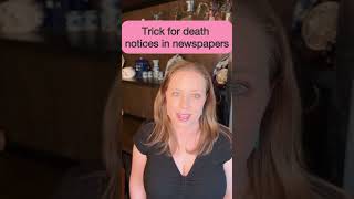 Find More Death Notices in Newspapers | Formidable Genealogy
