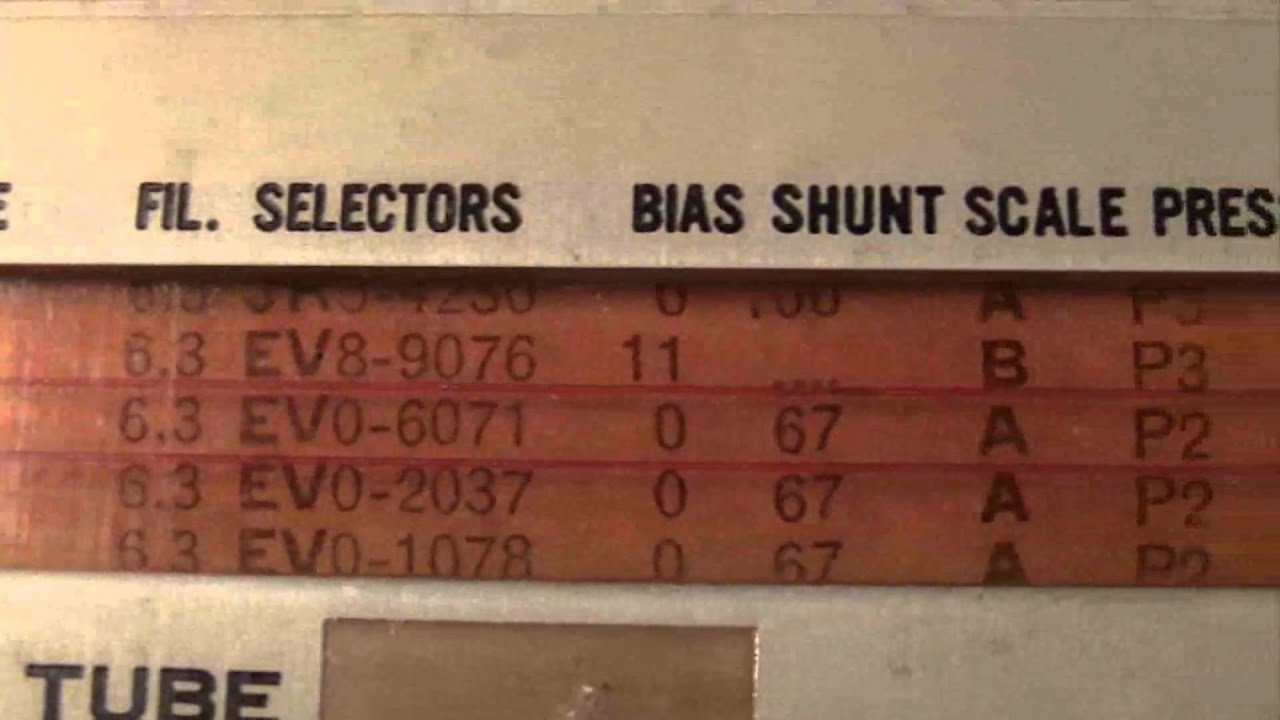 Military Tube Tester TV-3B-U Hickok
