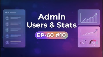 Laravel Affiliate System EP-60 #10 🔥 Admin Users Listing & Stats Dashboard