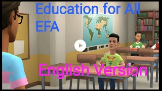 Education for All # EFA # cartoon presentation