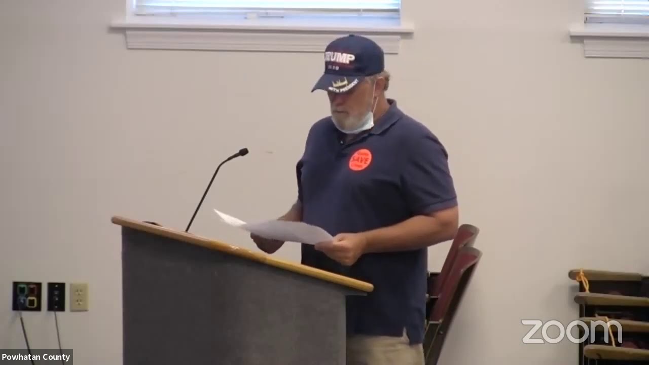 2020-07-27 Powhatan County Board of Supervisors Regular Meeting