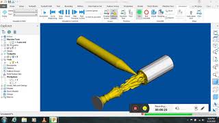 Powermill 4Axis rotary Simulation-Power Mill 2020