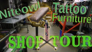 Small Space Shop Tour - Niteowl Tattoo Furniture