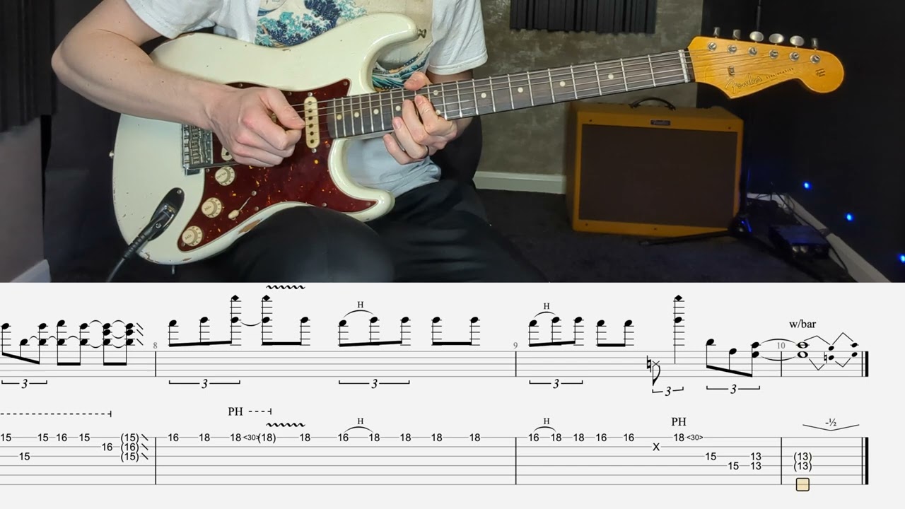 Shania Twain - Man! I Feel Like A Woman Solo Guitar Tab and Real Backing Track