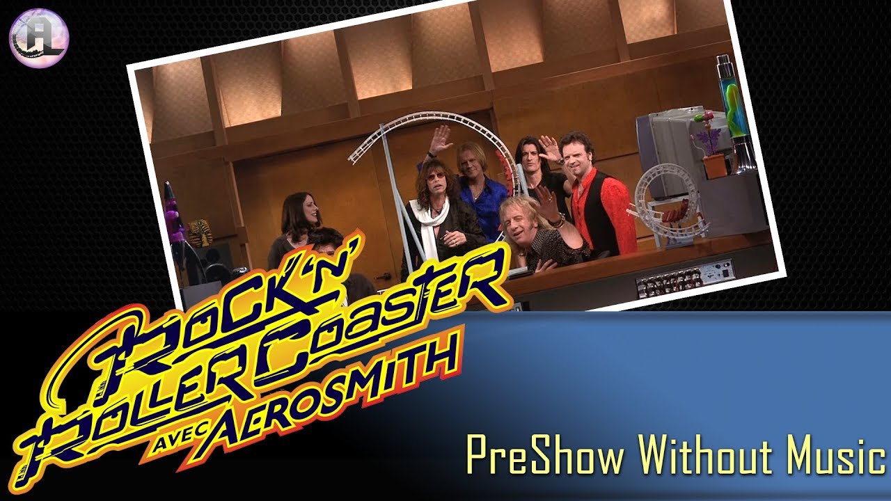 Disneyland Paris | Rock 'n' Roller Coaster starring Aerosmith - Preshow without music
