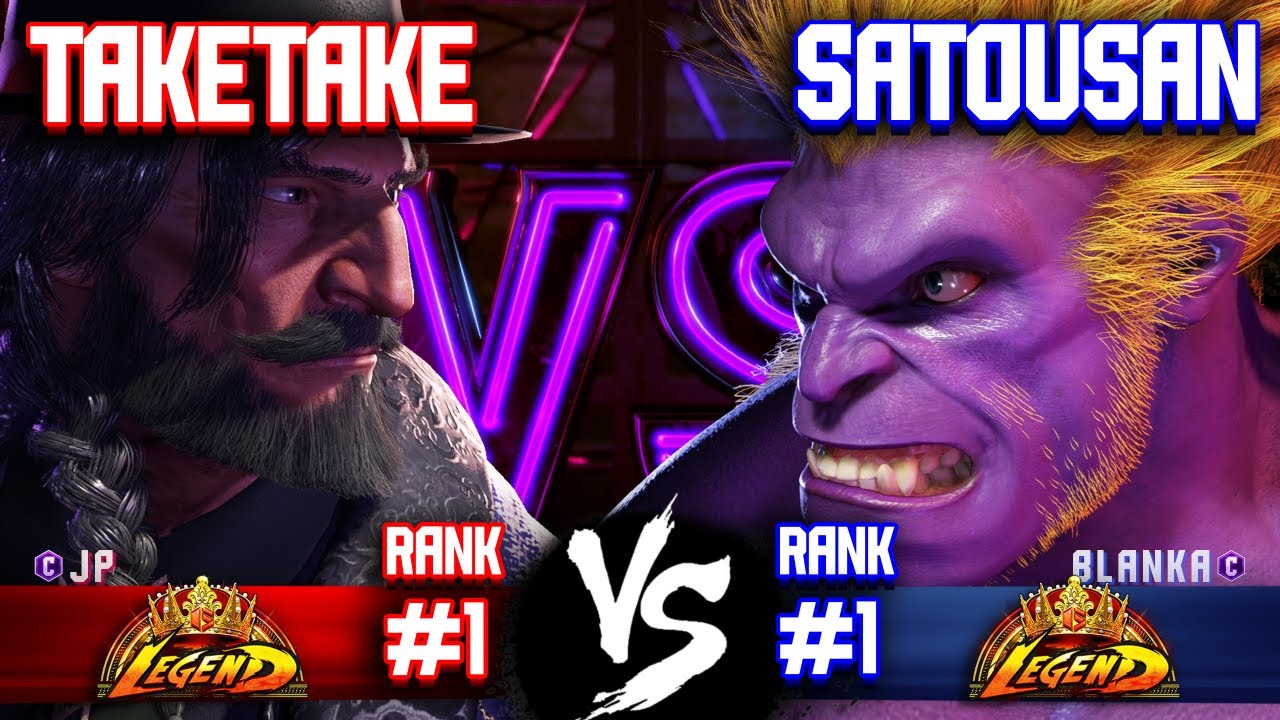 SF6 ▰ TAKETAKE PIANO (#1 Rank JP) vs SATOUSAN (#1 Rank Blanka) ▰ High Level Gameplay