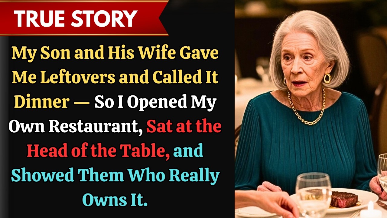 They Fed Me Leftovers at Dinner — So I Opened a Restaurant and Showed Them Who Really Owns the Table