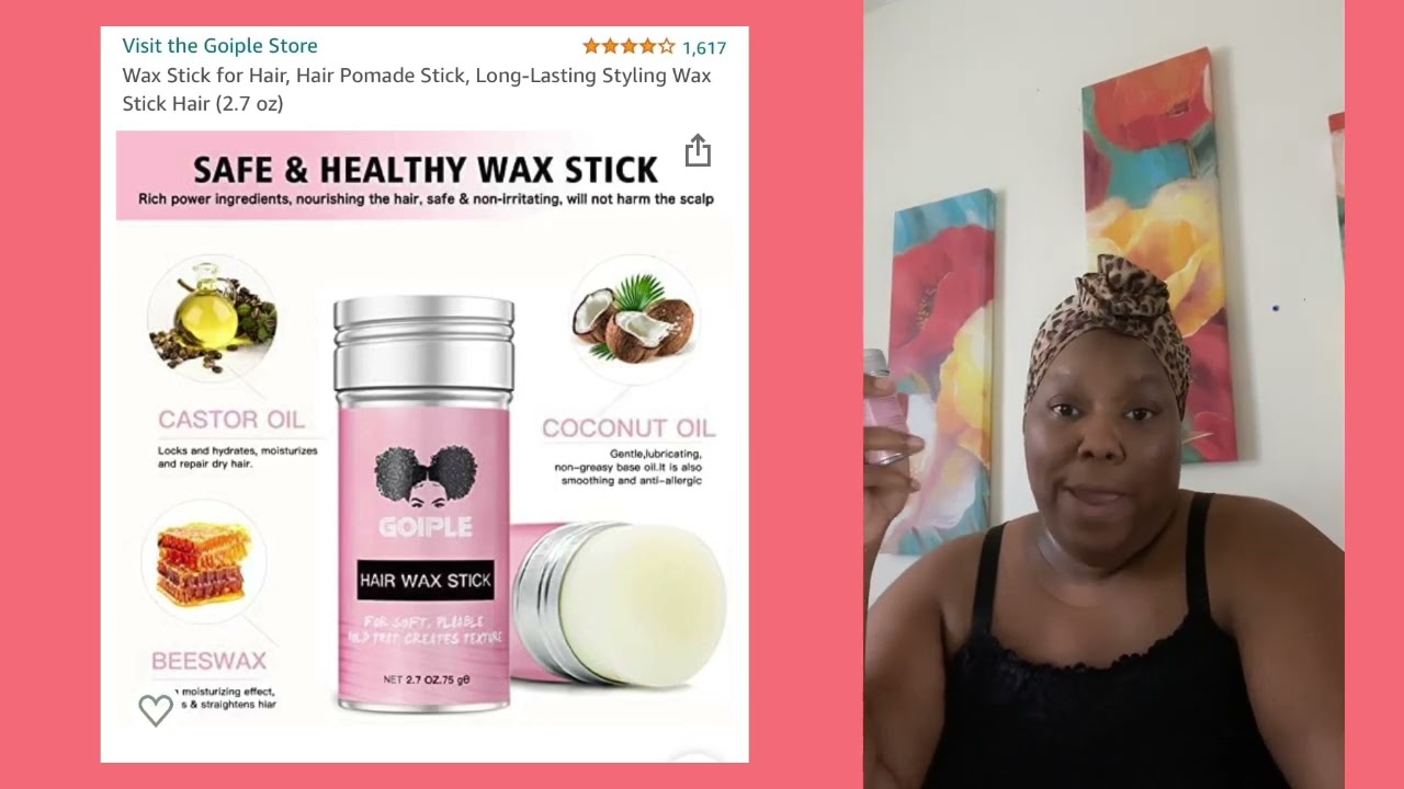 Wax Stick for Hair, Hair Pomade Stick, Long-Lasting Styling Wax Stick Hair  ( oz) - YouTube