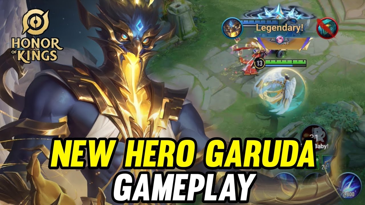 New Hero Garuda Gameplay | In Jungle - Honor of kings