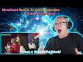 Metalhead Reacts To- Sasha Kapustina &amp; Diana Ankudinova - What A Wonderful World
