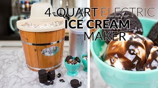 ICMP400WD | 4-Quart Electric Wood Bucket Ice Cream Maker screenshot 1
