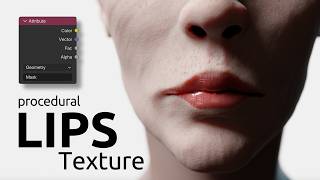 Blender Tutorial - Procedural Lips Texture for Realistic Characters
